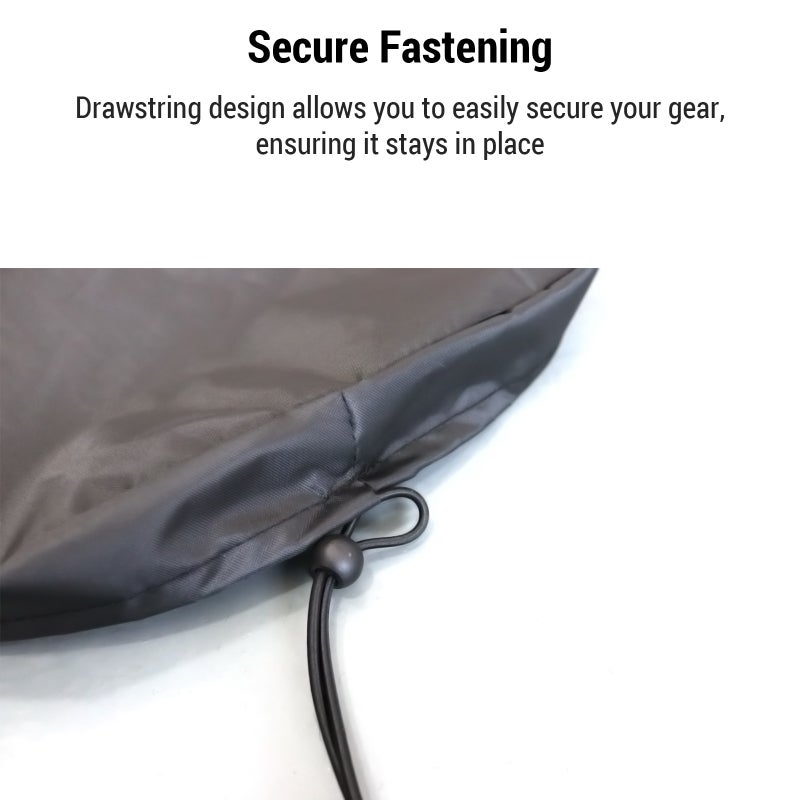 Kayak Cockpit Cover Xl Size Waterproof 420D Oxford Fabric - Adjustable Bungee Cord & Rim Grip Technology Secure Fit Egg-Shaped Seal For Kayak Storage Transportation Rough Waters - Image 4