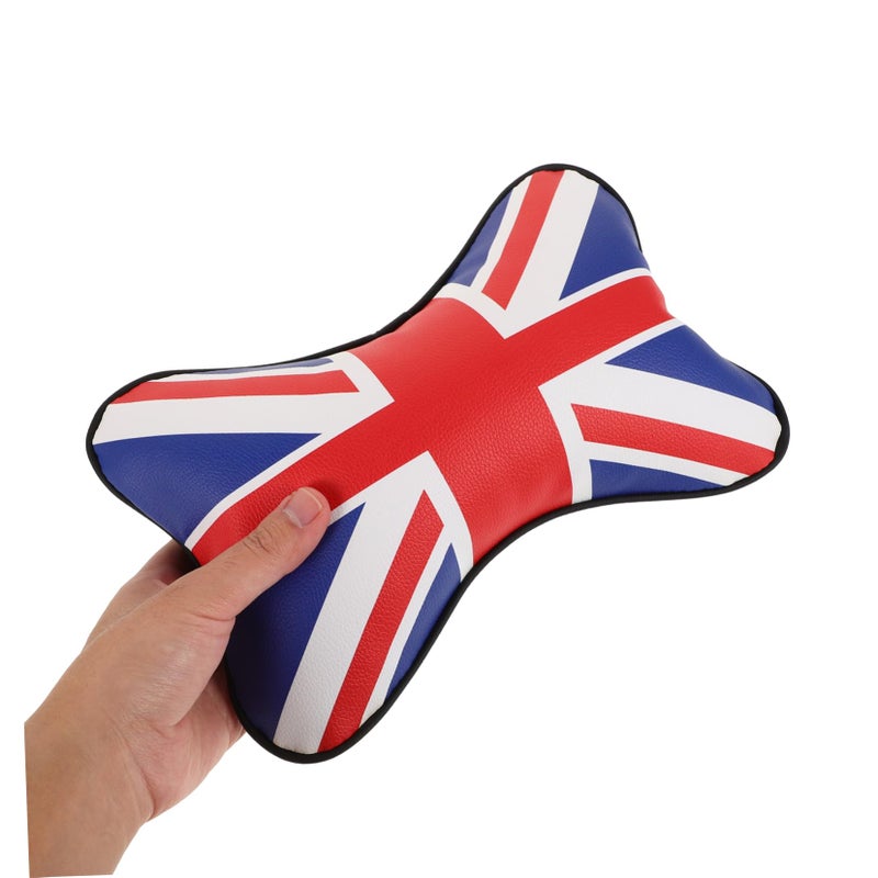 British Flag Car Neck Pillow Removable Washable Cover Travel Driving Home Use - Image 4