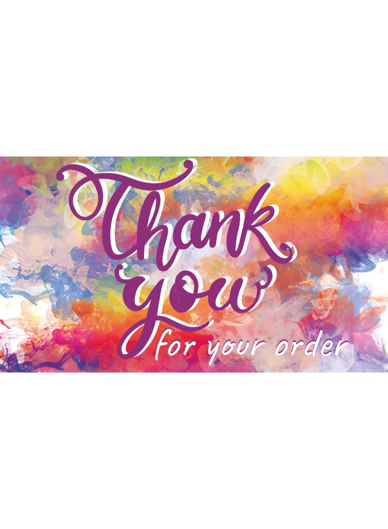 طقم كروت شكر فاخرة – 100 كارت ممتاز – مقاس 5×9 سم – جودة طباعة عالية - Image 1