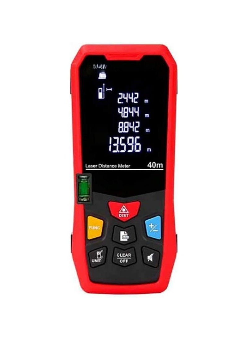 Handheld Laser Distance Meter – Compact Digital Range Finder – Up to 40 Meters - Image 1