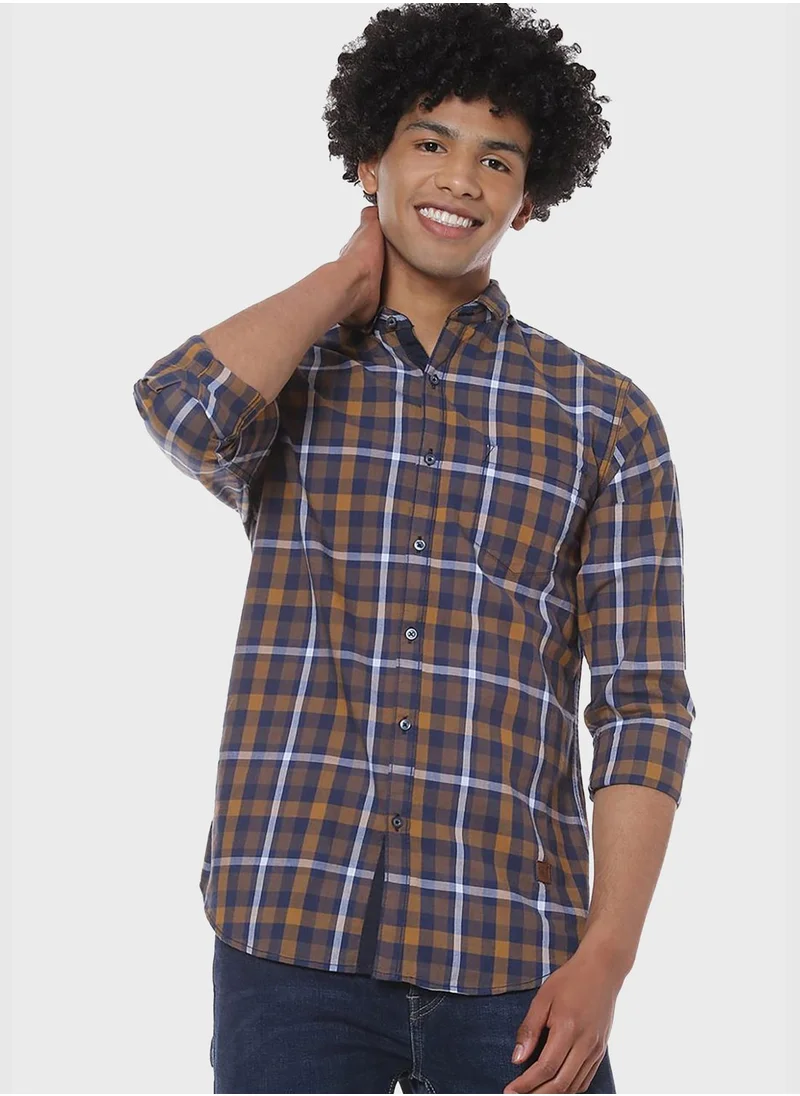 Campus Sutra Checked Shirt