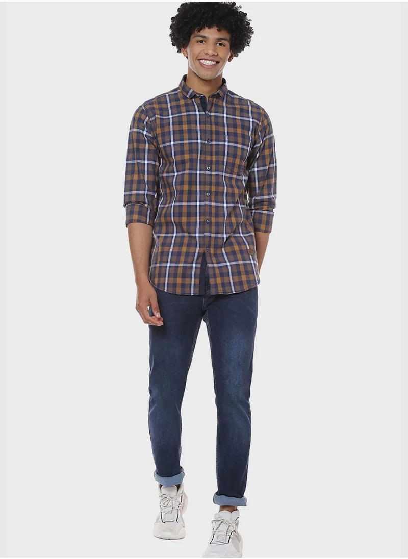 Campus Sutra Checked Shirt