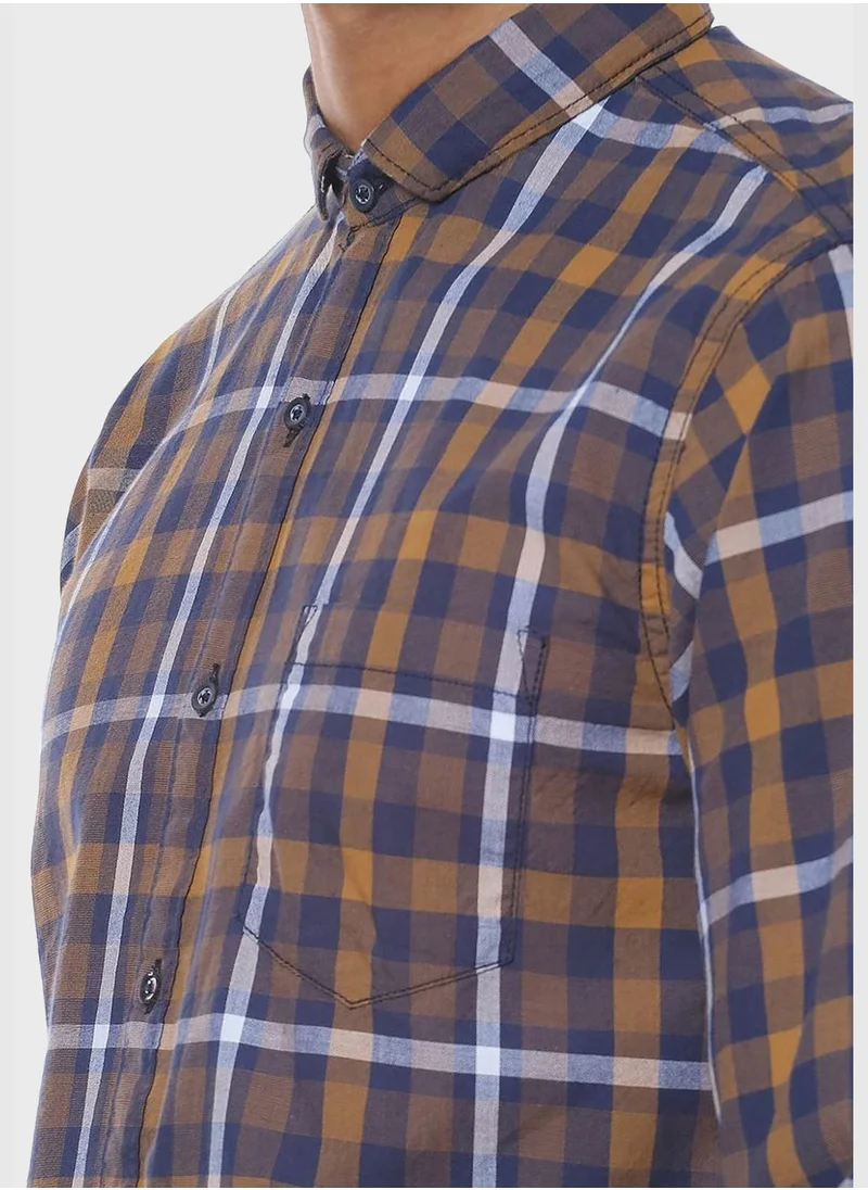 Campus Sutra Checked Shirt