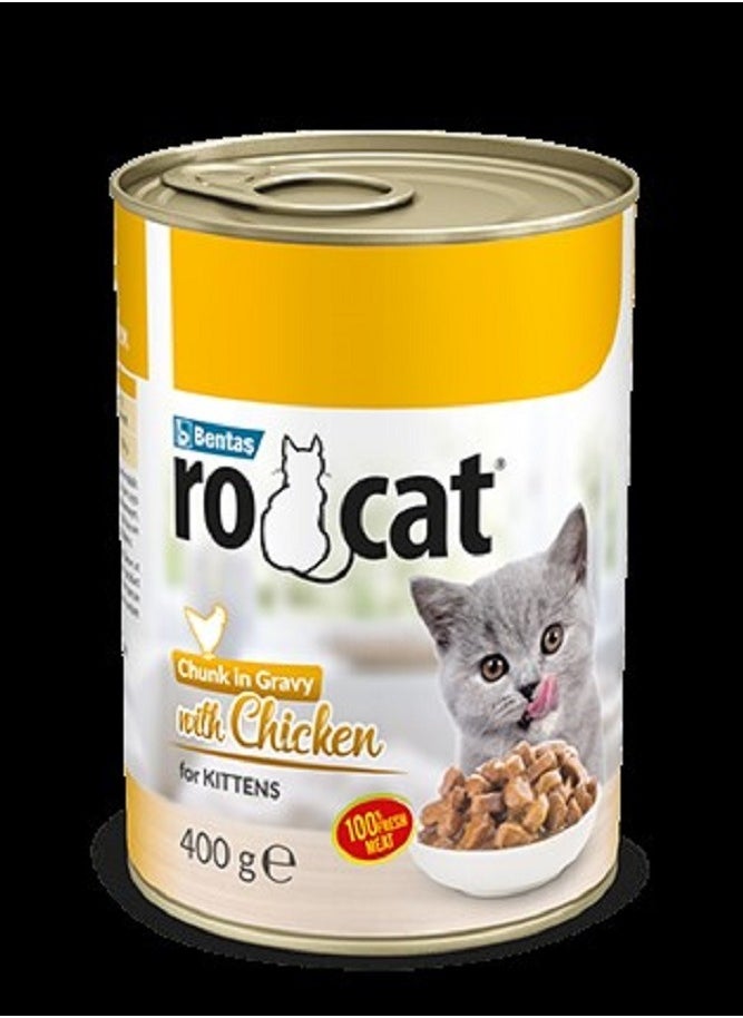 RoCat - Whole Wet Food with Pieces of Meat in Sauce for Kittens - Image 1