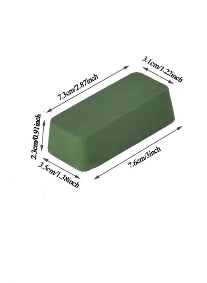 Stropping Compound, 7.4 Oz. Fine Green Buffing Polishing Compound, Leather Strop Compound, Honing Compound for Knife Polishing-3Pack - Image 2