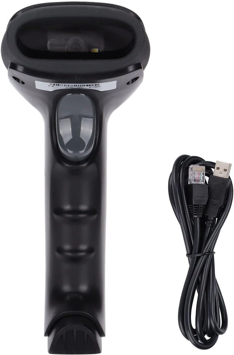 Tyenaza Barcode Scanner 1D 2D Portable Ergonomic Comfortable Plug and Play Wired Barcode Scanner for Shop Market Hospital - Image 1