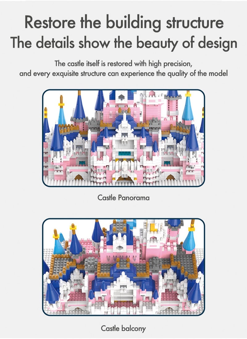 LOOPITYS 3008PCS Miniature Building Blocks Castle Blocks, Creative Ideal Dream Palace Architecture Set, Boys, Girls or Adults Puzzle and Brain Assembly Toys Birthday Gifts  - Image 5