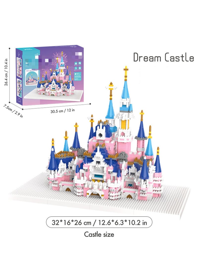 LOOPITYS 3008PCS Miniature Building Blocks Castle Blocks, Creative Ideal Dream Palace Architecture Set, Boys, Girls or Adults Puzzle and Brain Assembly Toys Birthday Gifts  - Image 3