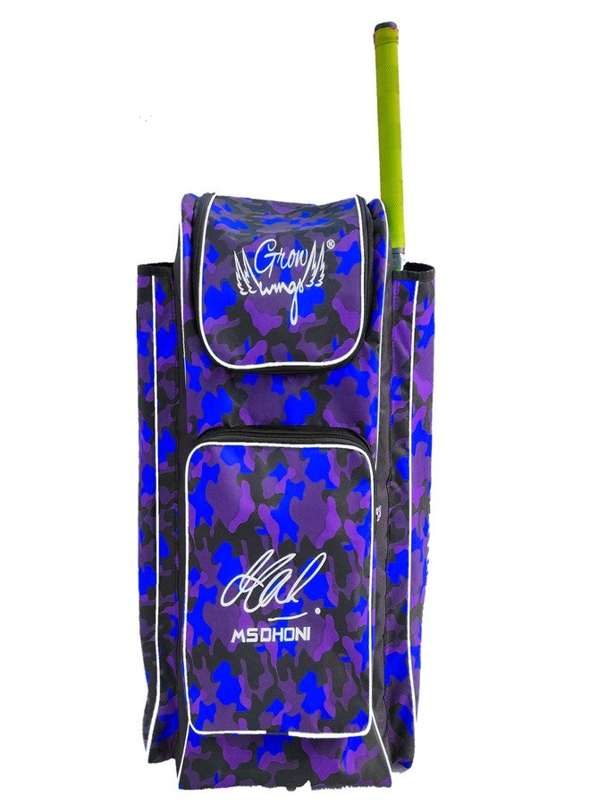 Grow wings New Unique Design Light Weight Cricket Kit Bag for Cricketer Dashing & Professional Look for Youth Duffle Bag ( Blue ) - Image 3