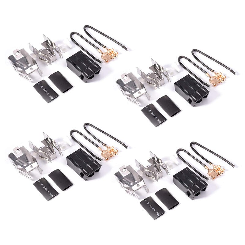 Cykemo 330031 Range Receptacle Burner Receptacle Kit for Whirlpool Kenmore Sears and Roper Refrigerator Oven 814399 5303935058(4 Pack) - Image 1