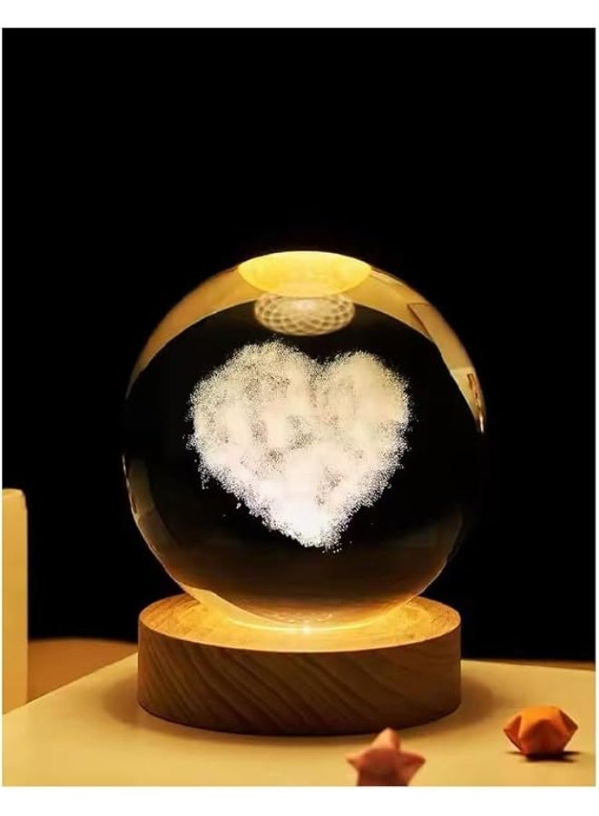 A wonderful design of a spherical crystal made of heavy, high-quality three-dimensional crystal - Image 3