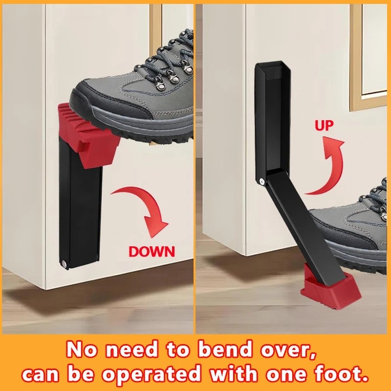 Bluejw Stainless Steel No Drilling Door Stopper - Windproof Anti-Collision Home Metal Door Stop with Rubber Tip - Self Adhesive Door Holder Stops Tools - Image 4