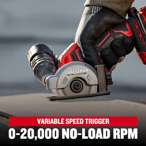 CRAFTSMAN أداة قطع لاسلكية CRAFTSMAN V20 بقطر 3 بوصات مع وظائف للأمام والخلف، أداة فقط (CMCM300B) - Image 5