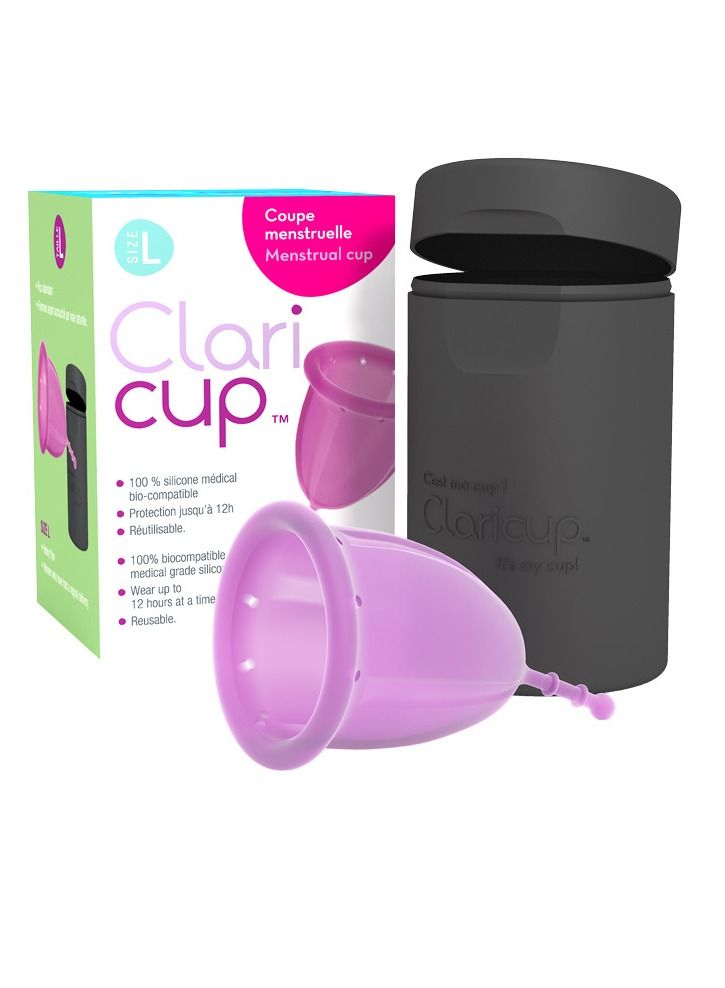 Claripharm Claricup Menstrual Cup and Sterilization Box - Image 1