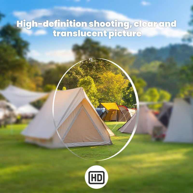 SOLARAE Mini 4 Pro Wide-Angle Lens, High-Definition Optical Glass, for Dji Mini 4 Pro Accessory, Easy To Install And Remove, Expand The Drone Shooting Angle Hd Lens - Image 4