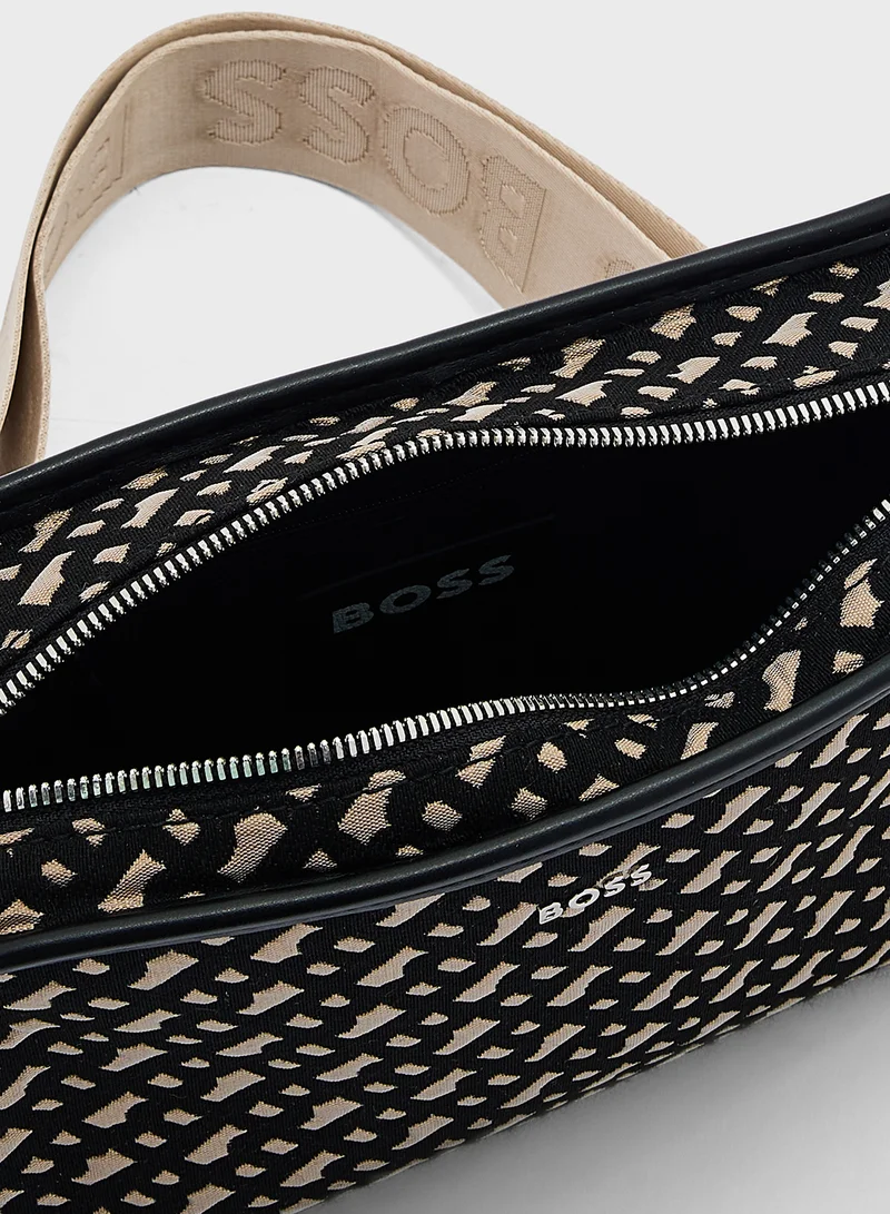 بوس Sandy Zip Over Crossbody Bag