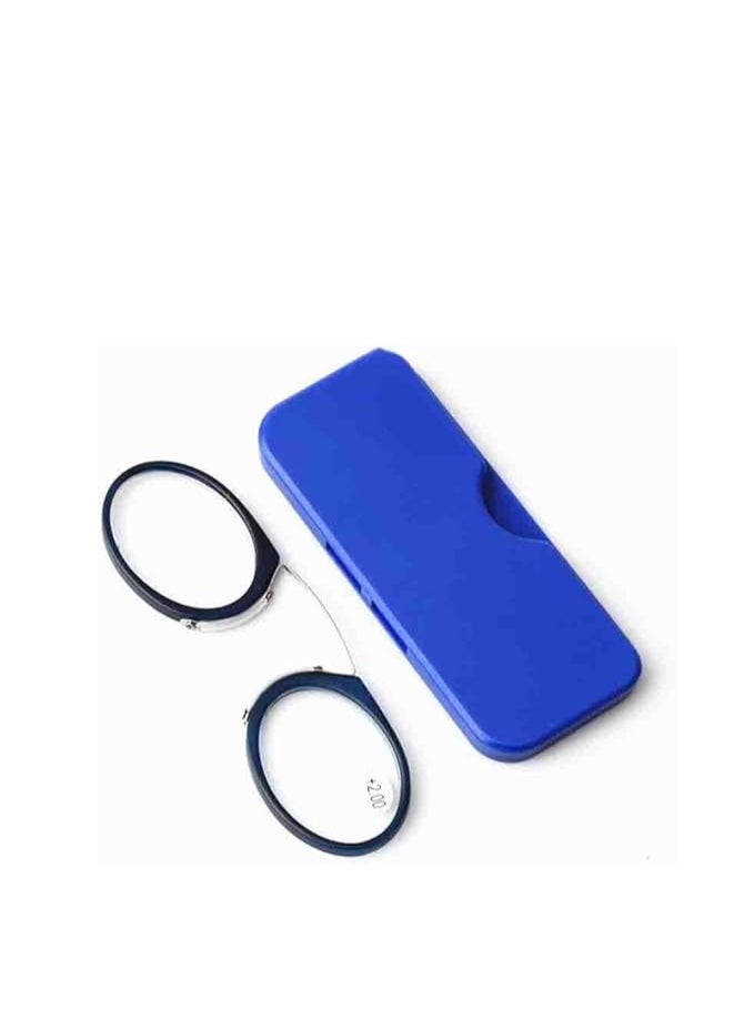 Generic MySouq-Store Fashion Legless Clip Nose Portable Reading Glasses Unisex Ultra Thin Magnification Eyewear Unbreakable  - Image 1