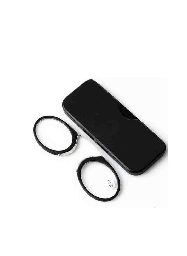Generic MySouq-Store Fashion Legless Clip Nose Portable Reading Glasses Unisex Ultra Thin Magnification Eyewear Unbreakable  - Image 2