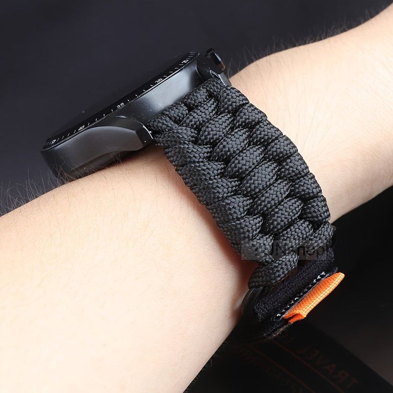 20mm 22mm Hand Woven Loop Nylon Watch Band Mixed Color Suitable for Samsung Galaxy Watch Series 7 6 5 4 3 5 Pro 44mm 40mm 4 6 Classic Huawei Watch GT 6 5 4 3 2 Pro 46mm Xiaomi Series Watches S5 S4 S3 S2 S1 - Image 4