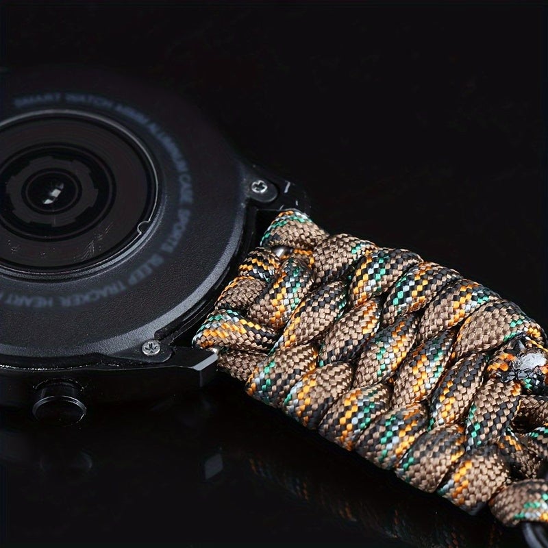 20mm 22mm Hand Woven Loop Nylon Watch Band Mixed Color Suitable for Samsung Galaxy Watch Series 7 6 5 4 3 5 Pro 44mm 40mm 4 6 Classic Huawei Watch GT 6 5 4 3 2 Pro 46mm Xiaomi Series Watches S5 S4 S3 S2 S1 - Image 5