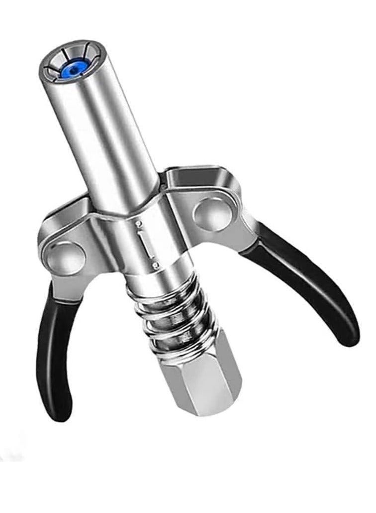 Generic Grease Gun Coupler Duty Quick Release Grease Couplers Strong Lock on Compatible with All Grease Guns 1/8 NPT Fittings For Automobiles and Industrial Machinery and Equipment Farms  - Image 1