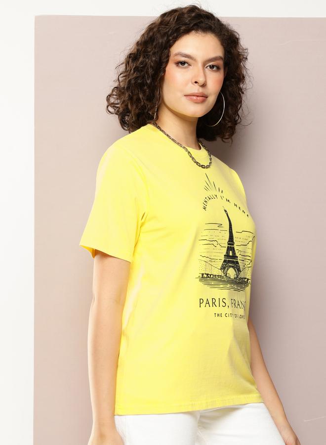 Dillinger Women Oversized Printed Crew Neck T-Shirt - Image 3