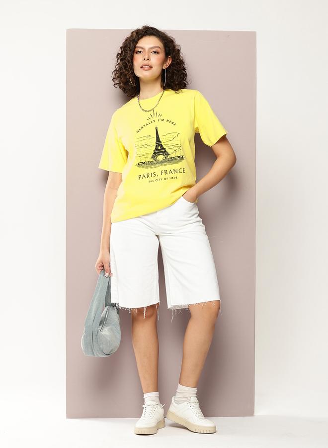 Dillinger Women Oversized Printed Crew Neck T-Shirt - Image 5