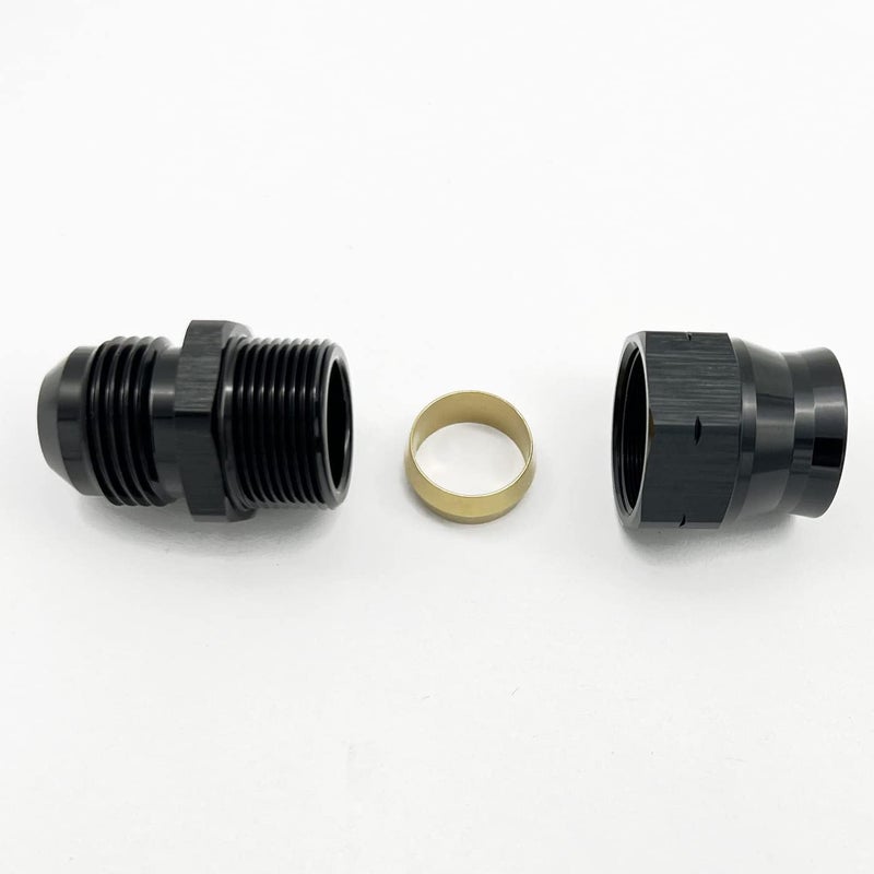 KRD PERFORMANCE 8AN Male to 1/2" Fuel Tube Adapter Fitting - Image 3