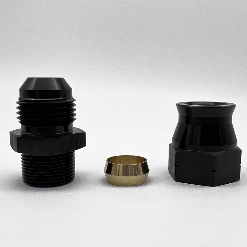 KRD PERFORMANCE 8AN Male to 1/2" Fuel Tube Adapter Fitting - Image 5