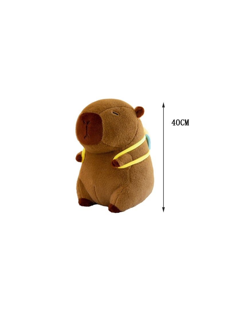 40 CM Capibara Plush Toy Soft Stuffed Cute Animals Doll For Girls And Boys All Ages Gift - Image 2