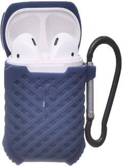 Generic Generic Silicon protective bluetooth earphone case for airpods - navy 
