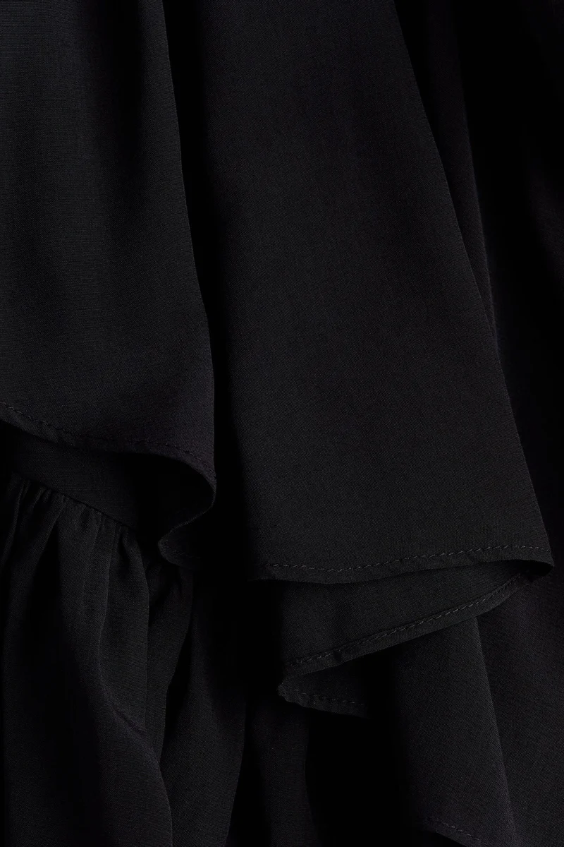 H&M Shawl-collared peplum blouse