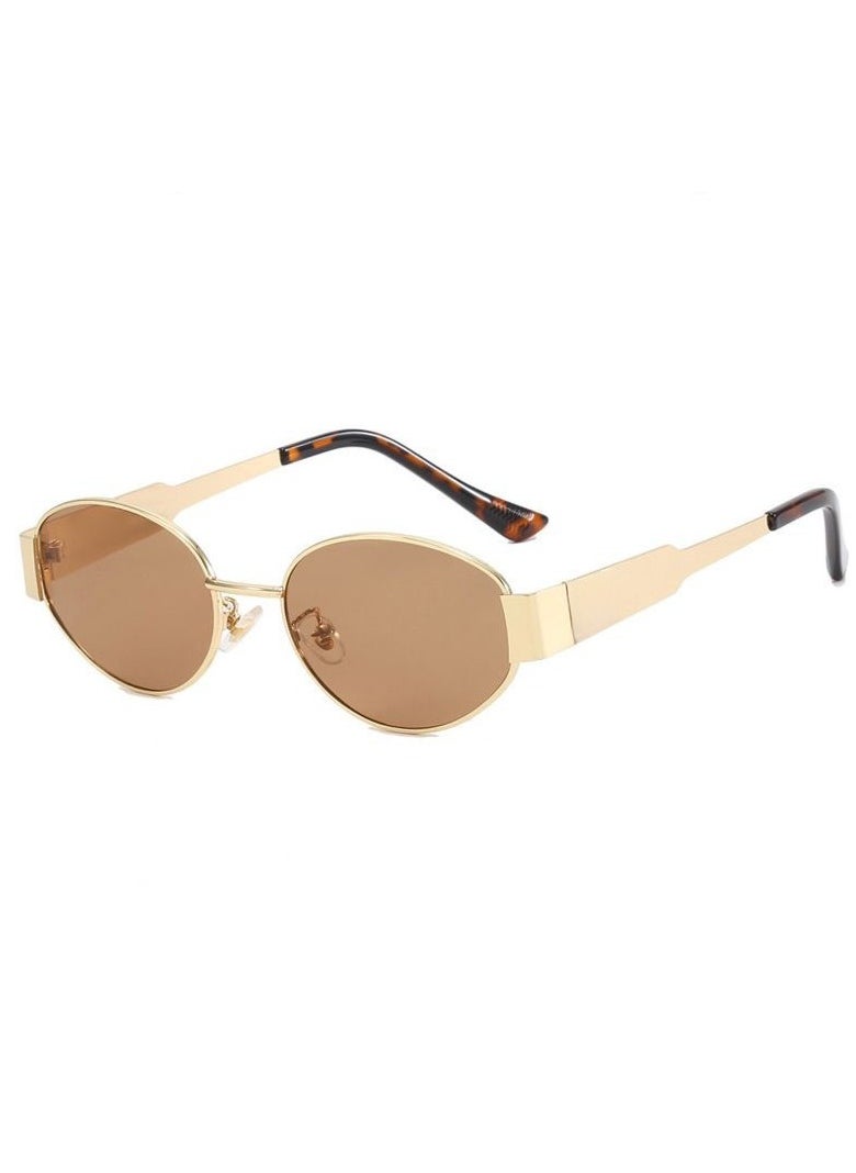 General Retro Oval Sunglasses Women Fashion Sunglasses Classic Tone UV400 Protection Anti-ultraviolet Sunglasses  - Image 1