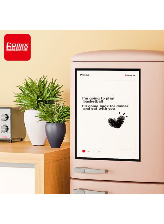 Comix Refrigerator Magnet Message Board, Refrigerator Magnetic Memo Pad, Home Writing Board, Children's Doodle Board, Erasable Whiteboard Pen, Magnetic Soft Whiteboard Set Ds-509 - Image 1
