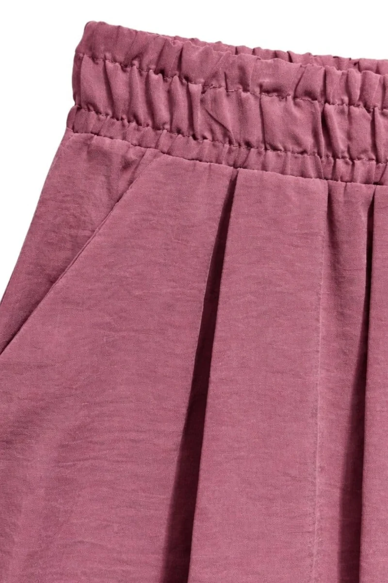 ميكسراي Mixray High Waist Maxi Skirt with Drawstring Waist