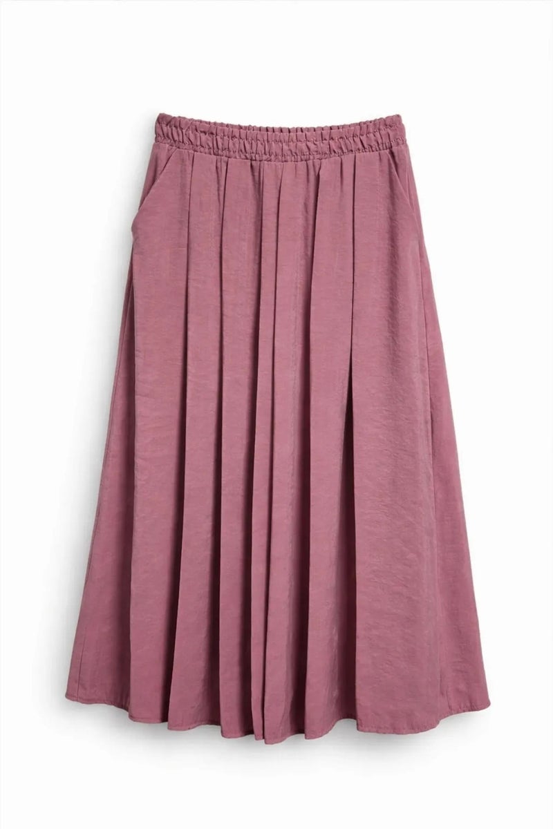 Mixray High Waist Maxi Skirt with Drawstring Waist - Image 1