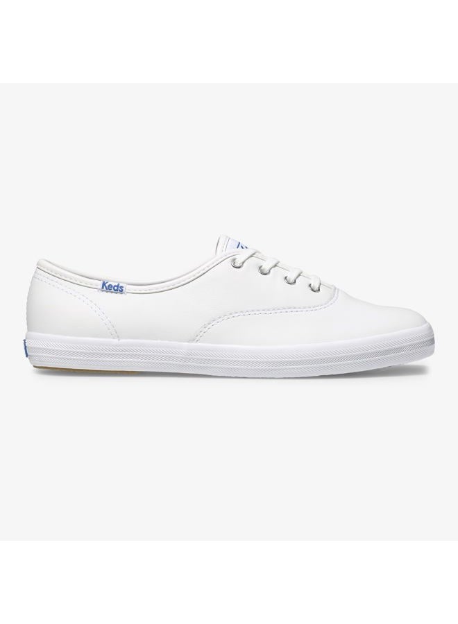 Keds Women's Champion Original Canvas Lace-Up Sneaker White, 37 EU Wide - Image 2