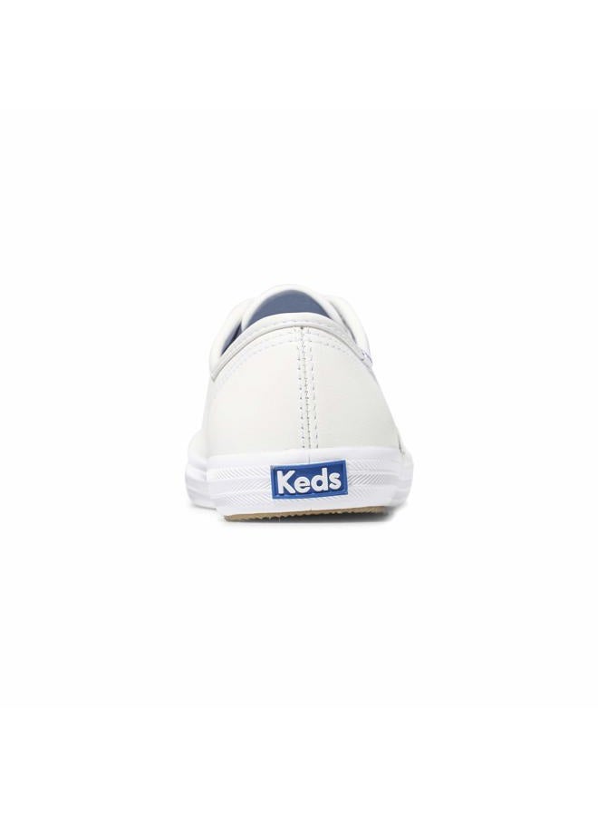 Keds Women's Champion Original Canvas Lace-Up Sneaker White, 37 EU Wide - Image 3