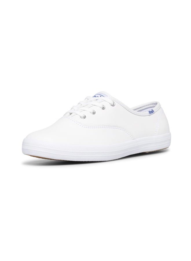 Keds Women's Champion Original Canvas Lace-Up Sneaker White, 37 EU Wide - Image 1