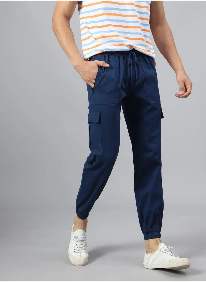 Hubberholme Denim Blue Pants For Men