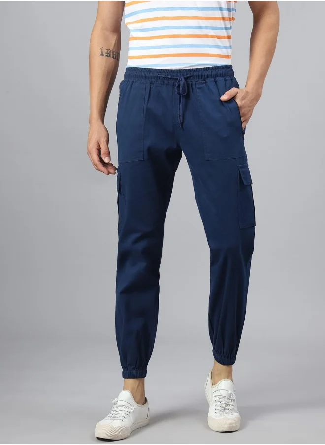 Hubberholme Denim Blue Pants For Men