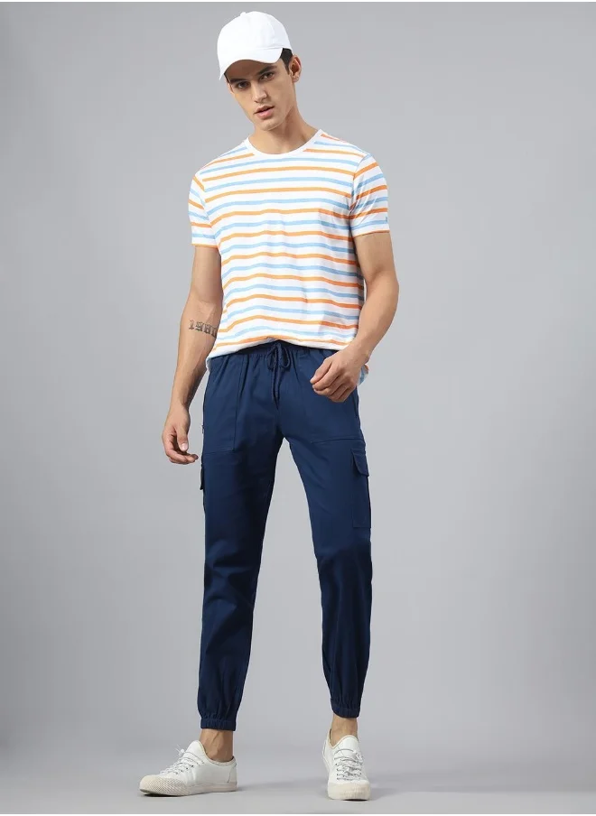 هوبرهولمي Denim Blue Pants For Men