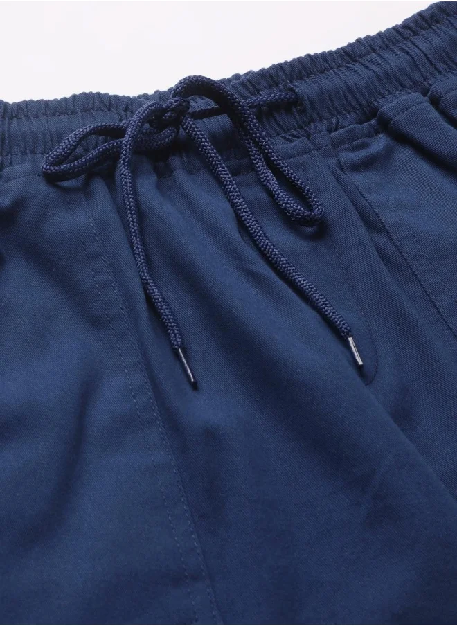 Hubberholme Denim Blue Pants For Men