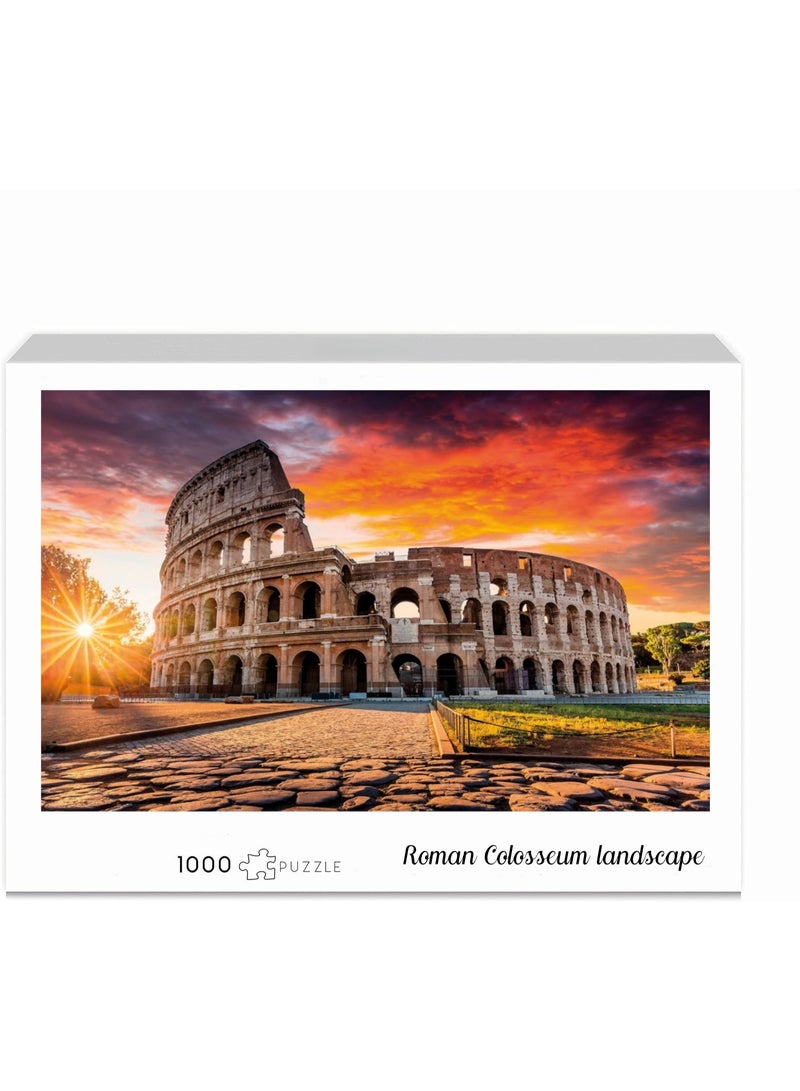 1000 قطعة بانوراما الكولوسيوم الروماني - تصاميم مبتكرة ، وتجربة فنية ملونة للكبار والأطفال - Image 2