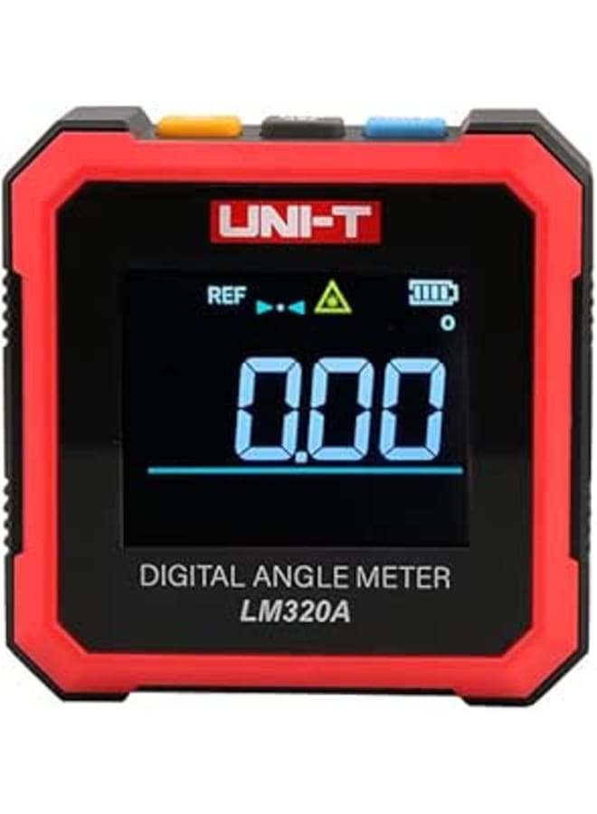 UNI-T Uni-Trend LM320A LM320B Electronic Angle Meter Digital Protractor Magnetic Inclinometer Angle Tester Bevel Box Backlight(LM320A)