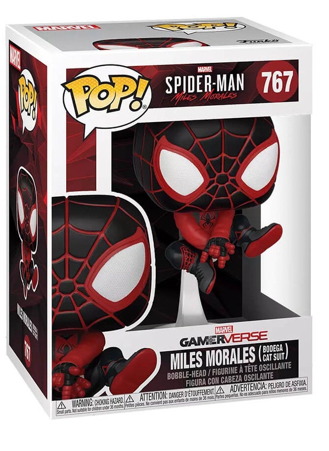 Funko Funko Pop! Super Heroes: Marvel - Miles Morales in Bodega Cat Suit #767  - Image 2