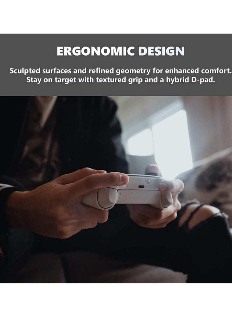 Wireless Game Controller - Robot White with Enhanced Comfort and Customizable Features - Image 3