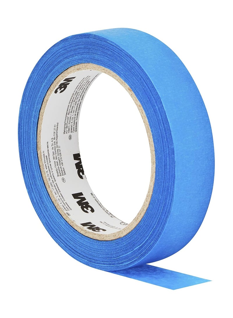سكوتش شريط لاصق سكوتش متعدد الأسطح بلون أزرق شريط طلاء احترافي للتغطية الدقيقة دون ترك أثر، مقاس 24 ملم × 41 متر، 3 لفات في العبوة – شريط لاصق عالي الجودة لأعمال الدهان والديكور – شريط طلاء أزرق مقاوم للتقشر وسهل الإزالة - Image 1