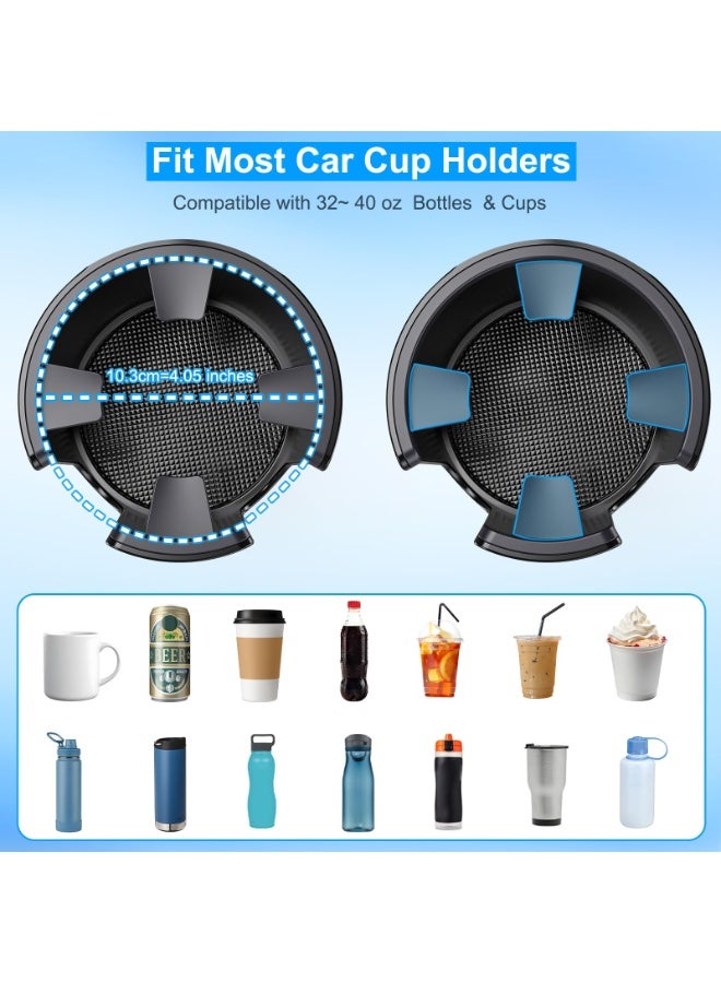 Car Cup Holder Mobile Phone Mount with Adjustable 360° Rotating Cradle for Smartphones - Image 5