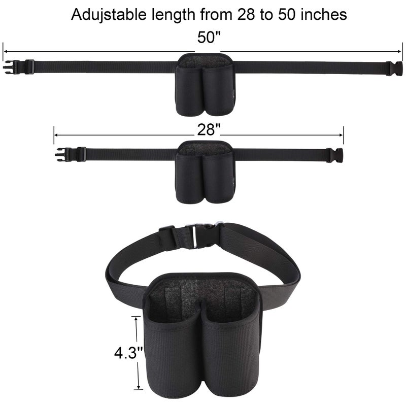 CM 2-Bottles Beer Belt Strap Can Holder Soda Beverage Holder with Buckle for BBQ Party Camping Beer Can - Image 3